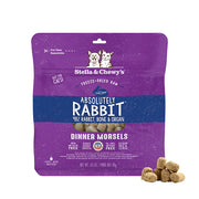 Stella & Chewy's Lyophilisé - Morceaux Lapin - Nourriture Sèche Sans Grains pour Chats