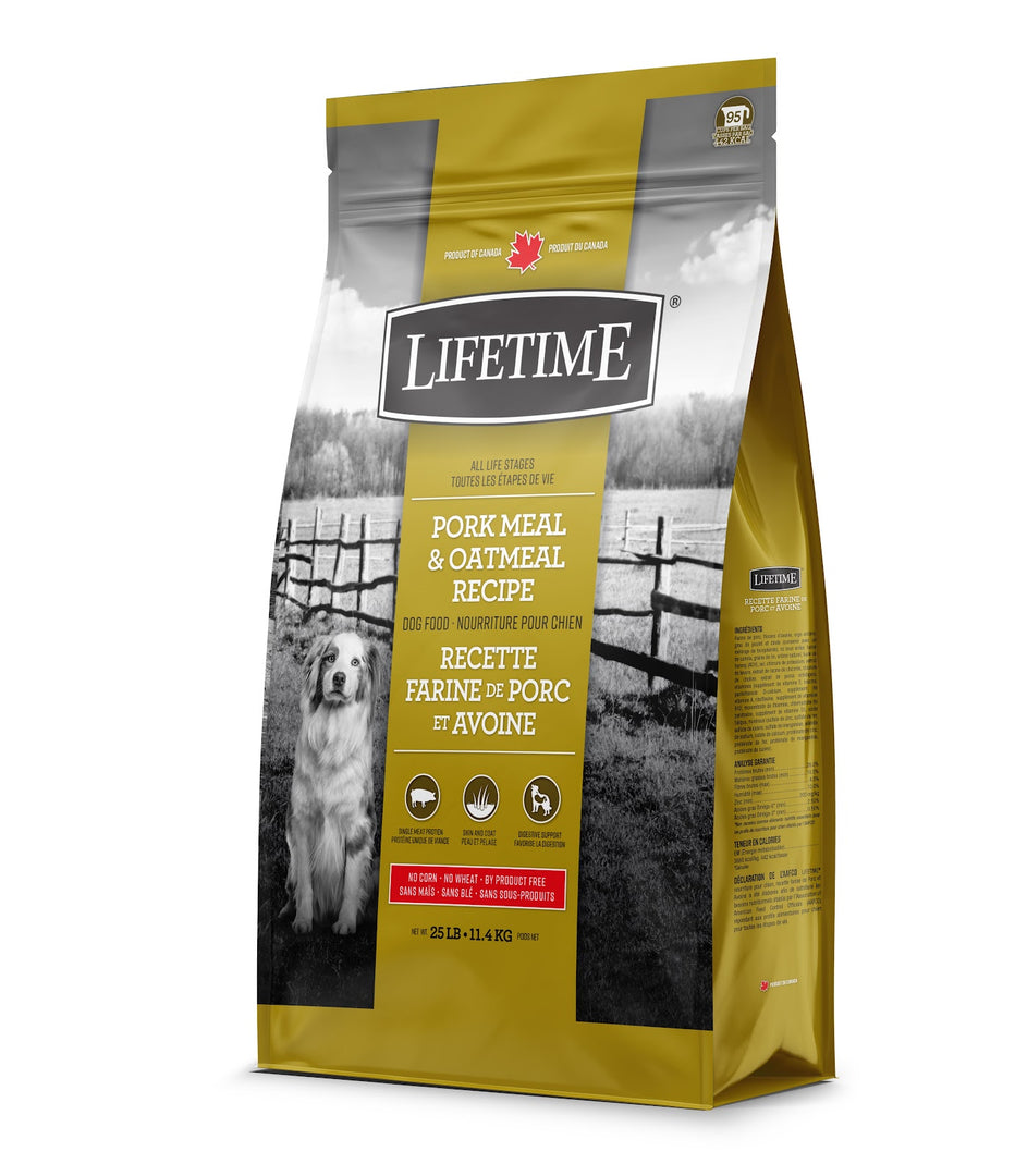 LIFETIME Chien Porc & Avoine 11.4kg