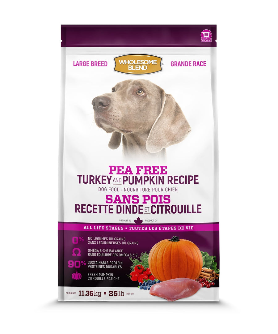 WB SANS POIS Chien GR Dinde & Citrouille 11.4kg