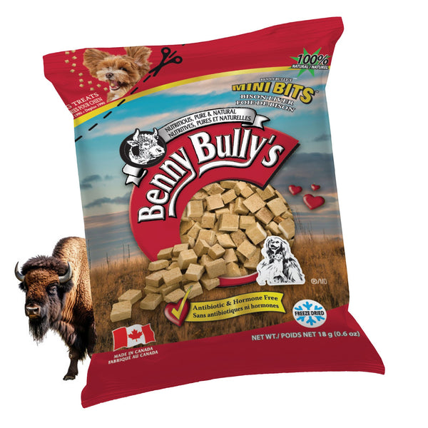 BENNY BULLY'S Gâteries Chien Mini Foie de Bison 18g