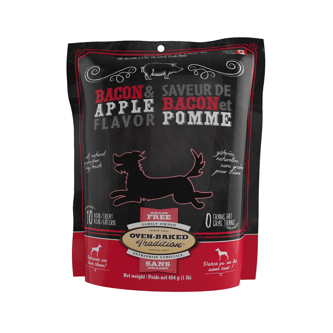 OBT Gâteries Chien Biscuits Bacon & Pommes SG 454g