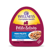 Wellness Petite Entrées - Mini-Filets Poulet Rôti, Carottes et Poivrons Rouges en Sauce - Nourriture Humide Sans Grains pour Chiens de Petites Races