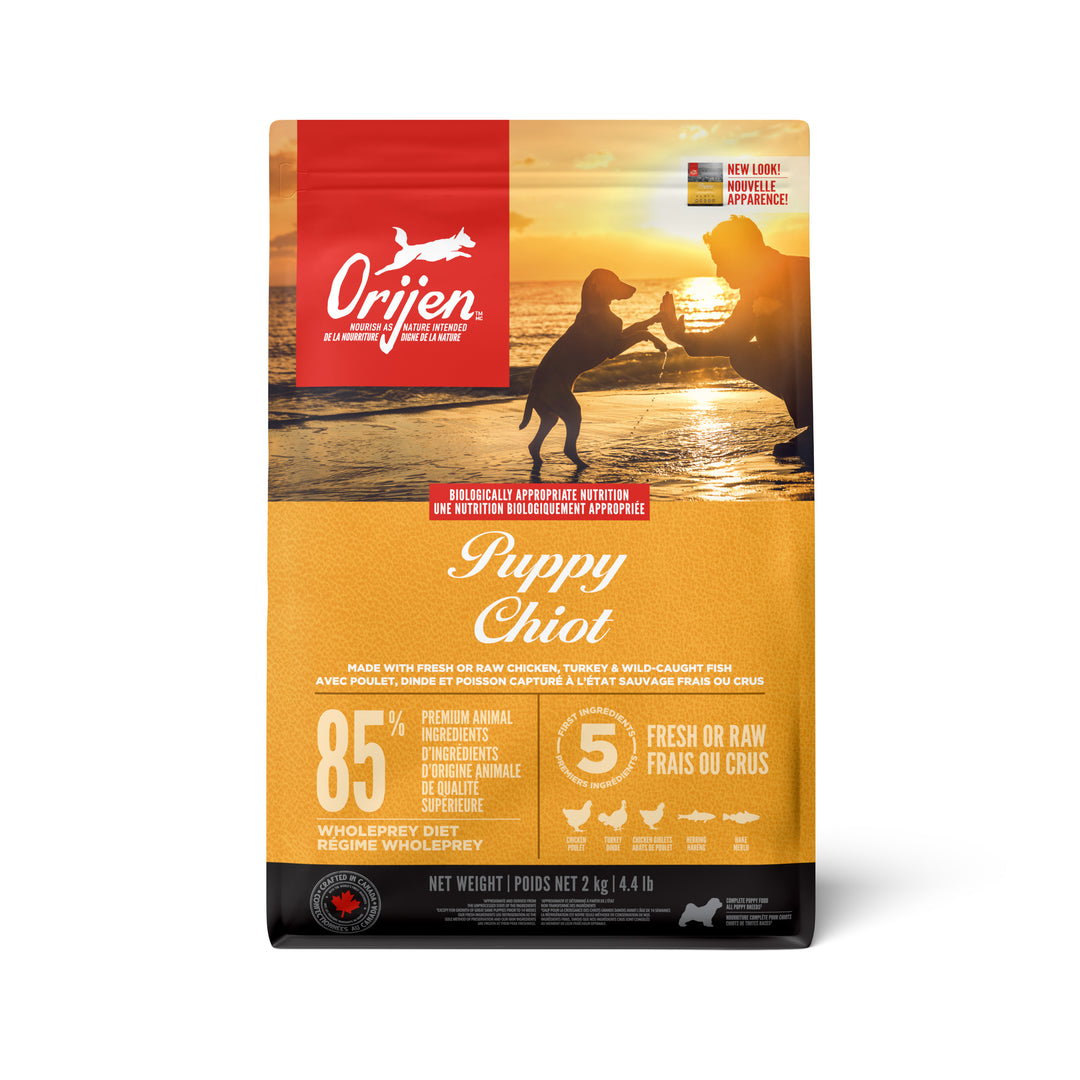 Orijen - Poulet, Dinde et Poisson - Nourriture Sèche Sans Grains pour Chiots