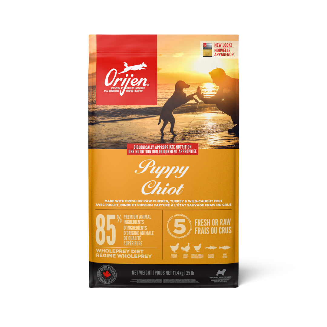 Orijen - Poulet, Dinde et Poisson - Nourriture Sèche Sans Grains pour Chiots