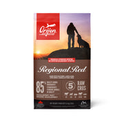 Orijen - Regional Red (Boeuf, Sanglier en Liberté, Agneau et Porc) - Nourriture Sèche Sans Grains pour Chiens