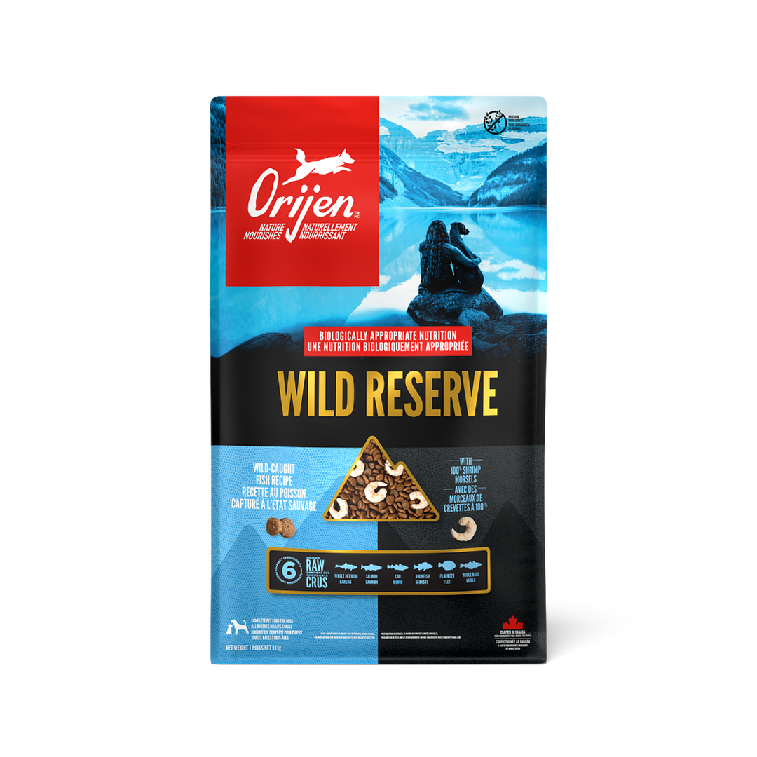 Orijen Wild Reserve - Poisson Capturé à l'État Sauvage - Nourriture Sèche pour Chiens