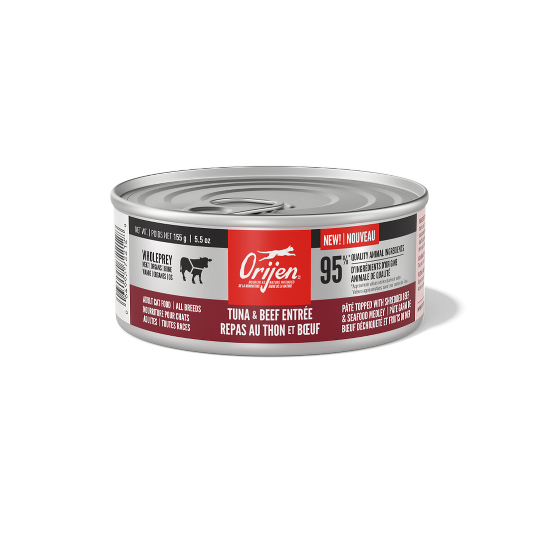 Orijen - Chat Thon et Boeuf en Pâté - Nourriture Humide Sans Grains pour Chats