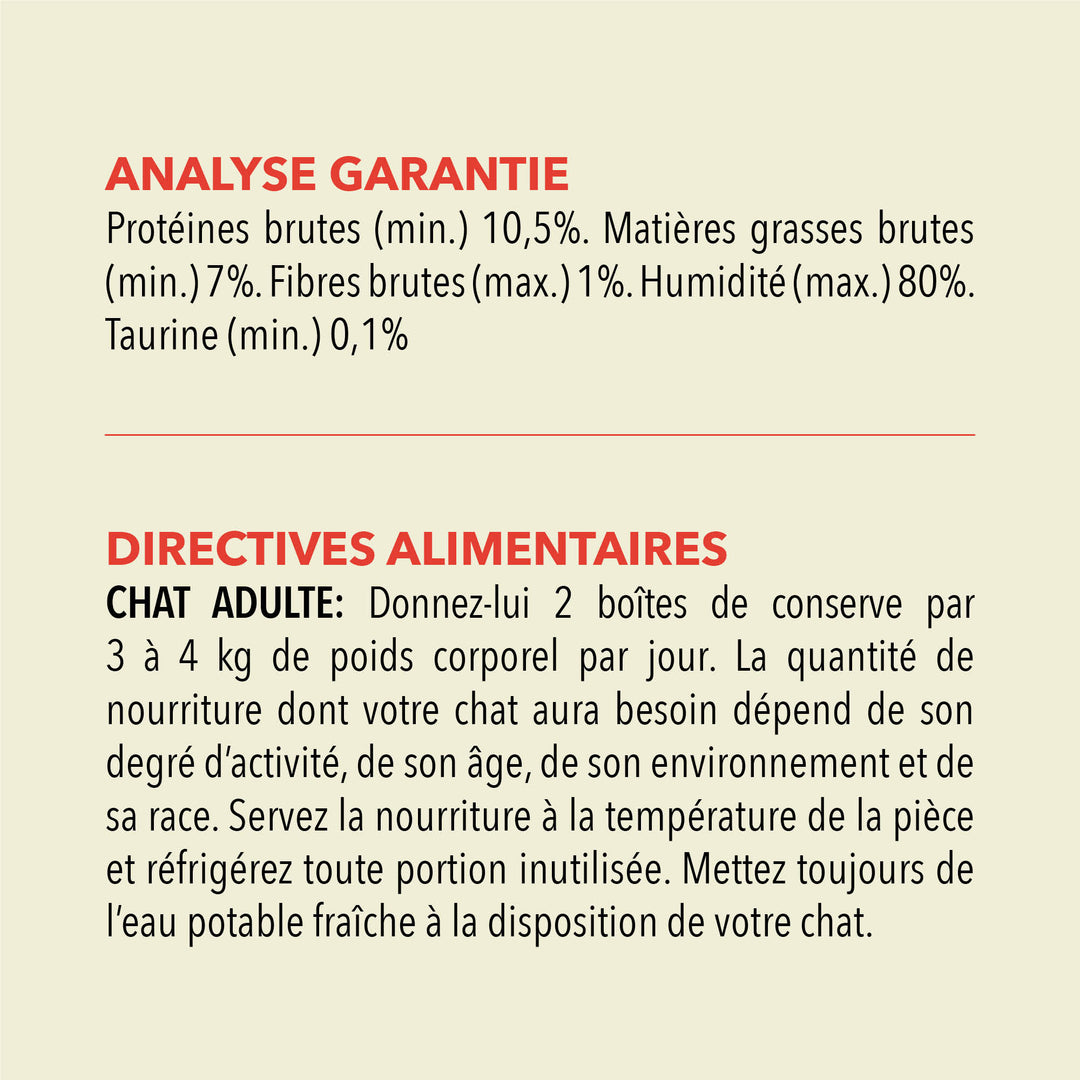 Acana Premium - Chat Pâté de Boeuf avec Bouillon d'Os - Nourriture Humide pour Chats
