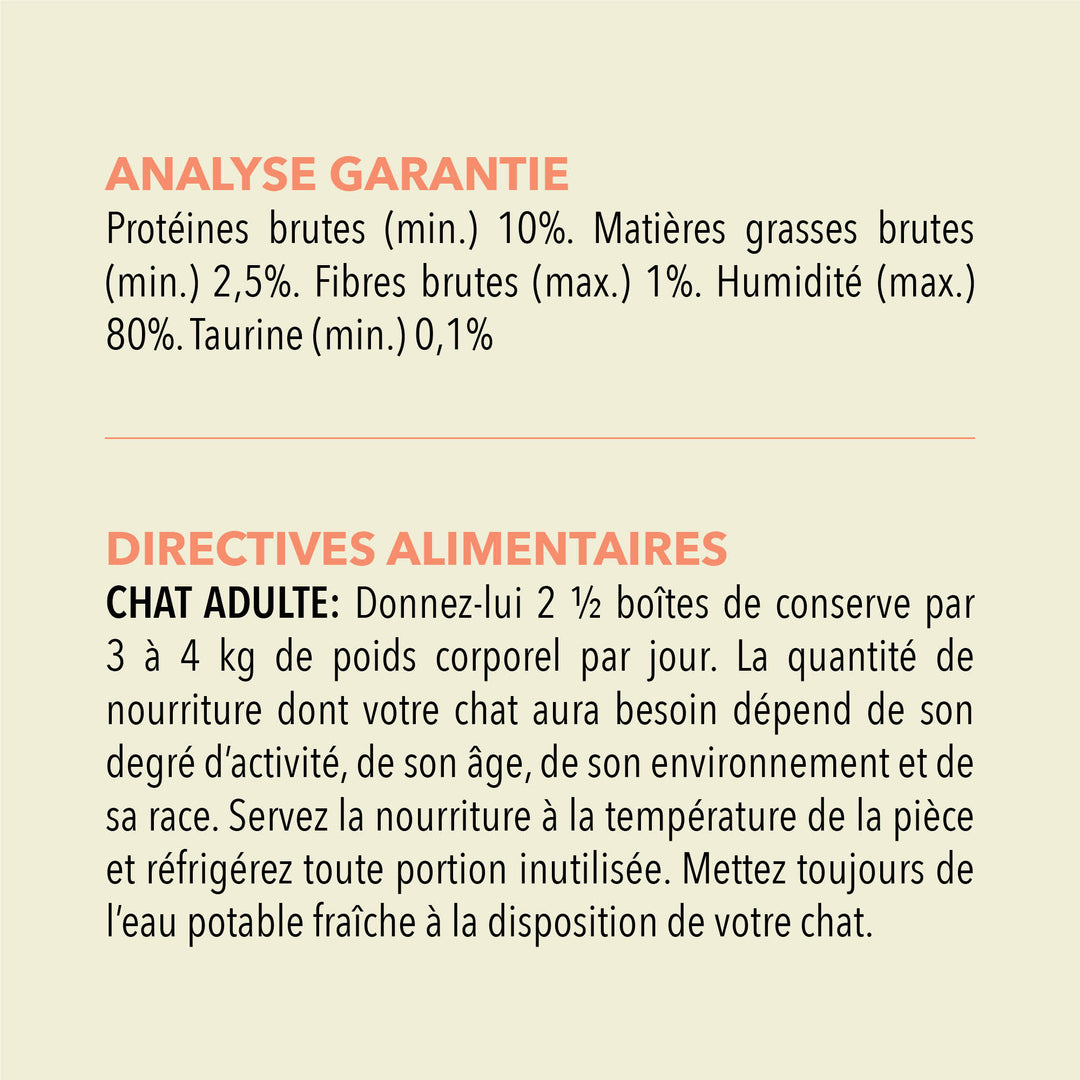 Acana Premium - Chat Pâté de Saumon avec Bouillon d'Os - Nourriture Humide pour Chats