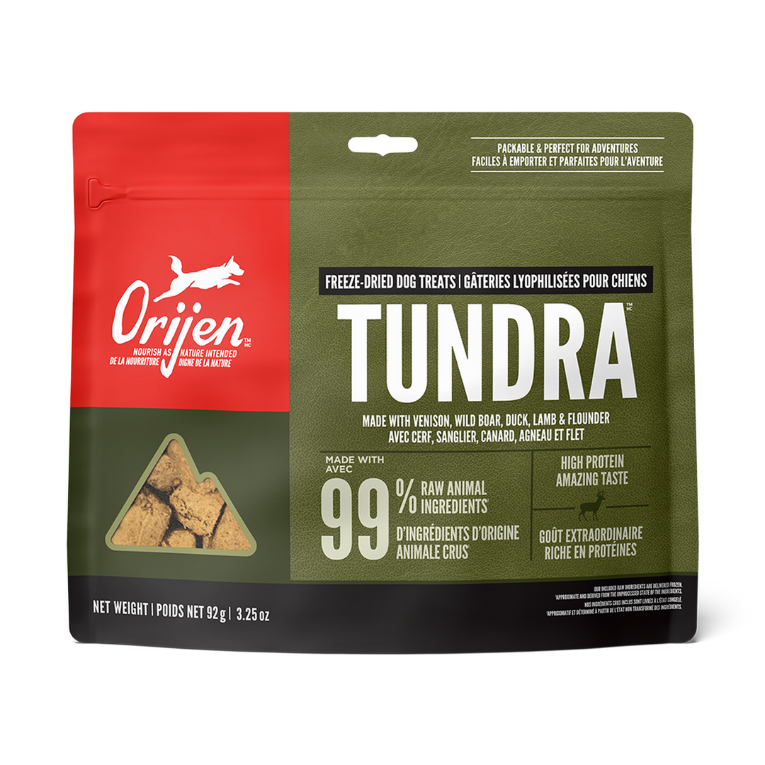 Orijen - Tundra - Gâteries Lyophilisées Sans Grains pour Chiens