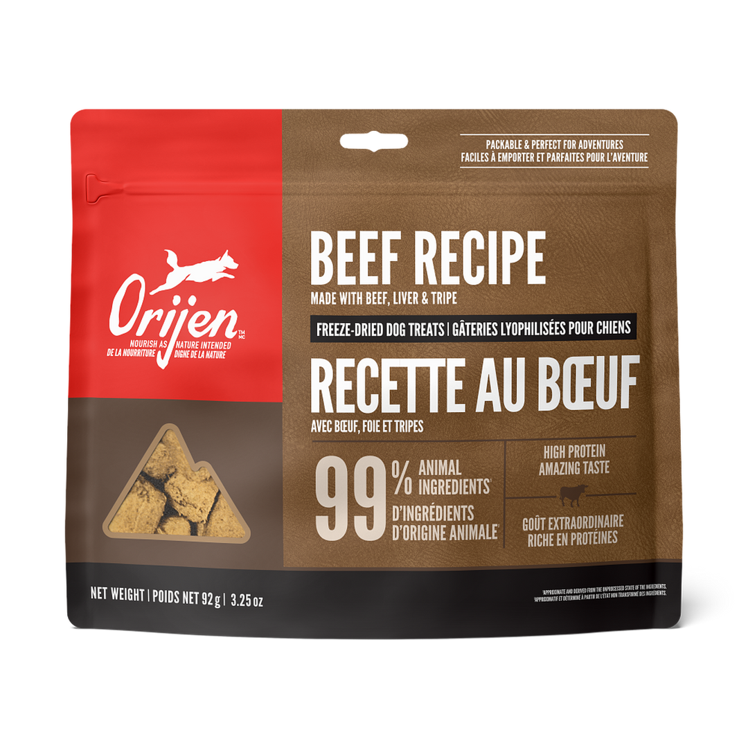 Orijen - Boeuf Lyophilisé - Gâteries Sans Grains pour Chiens