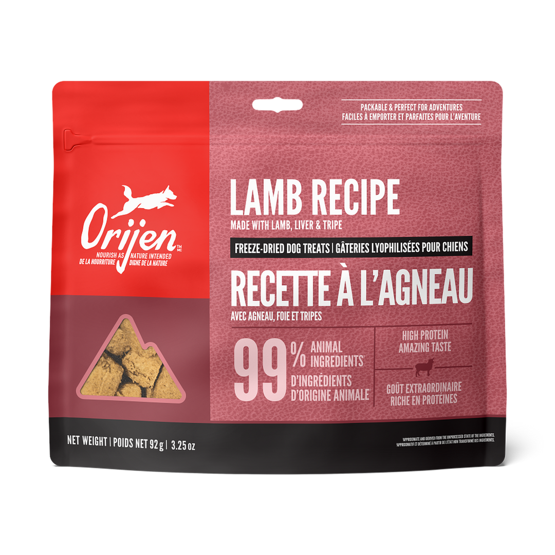 Orijen - Agneau Lyophilisé - Gâteries Sans Grains pour Chiens