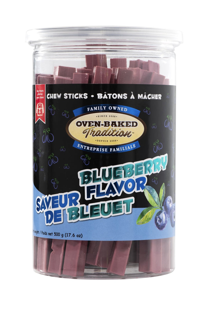 OBT Gâteries Chien Bâtons Saveur Bleuet 500g