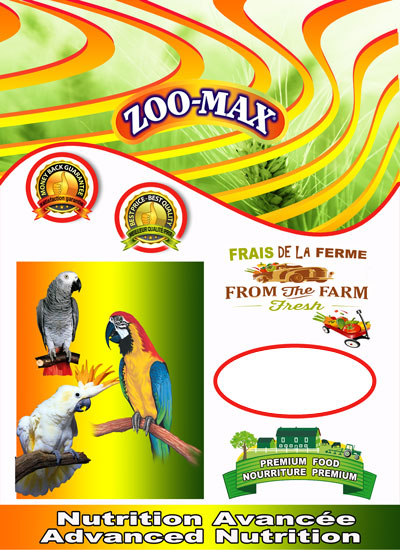 ZOO-MAX Nourriture Performance Max Perroquet Naturel 10kg