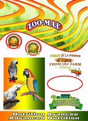 ZOO-MAX Nourriture Performance Max Perroquet Naturel 10kg