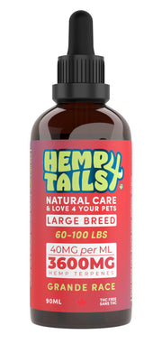 HEMP 4 TAILS Huile de Chanvre Grande Race 3600MG 90ml