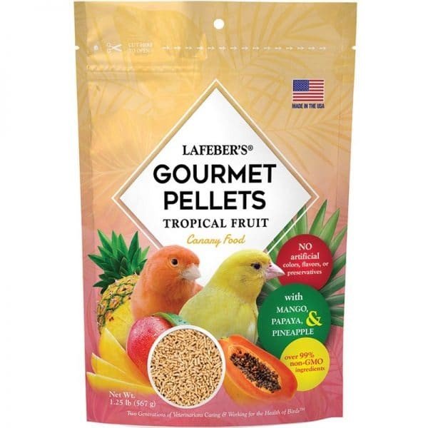 LAFEBER'S Nourriture Canaris Gourmet Pellets Tropical Fruit 1.25lb
