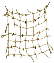 FUNMAX Jouet Oiseaux Filet Sisal Naturel 30x30