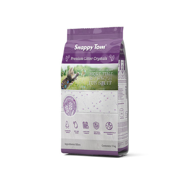 SNAPPY TOM Litière Silice Lavende 4kg