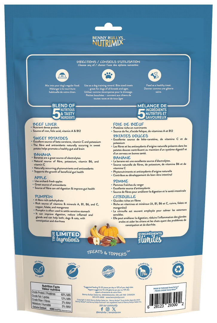 BENNY BULLY'S Gâteries Chien Topper Nutrimix 436g