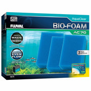 FLUVAL AC70 Mousse Bio-Foam Bleu x3 pour Aquarium