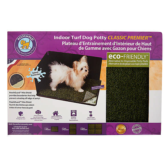 POOCHPAD Turf Dog Pad+Gazon+Support 16x24"