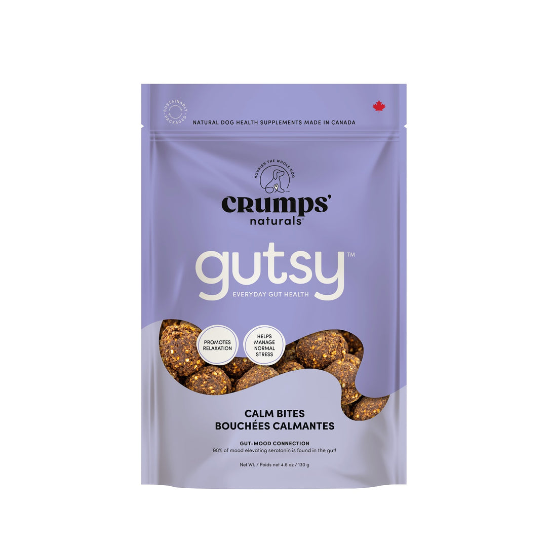 CRUMPS' NATURALS GUTZY Gâteries Chien Bouchées Calmantes 130g