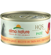 ALMO HQS NATURAL Chat Pâté Thon & Crevettes en Sauce 70g