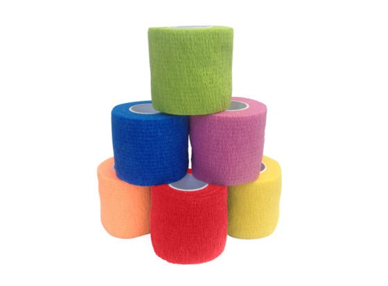 AMD RITMED Bandages Cohésifs Couleurs Asst. 4" x4