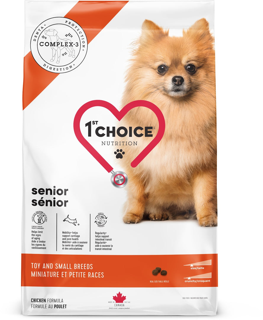 1st CHOICE Chien Sénior Mini & PR Poulet 2kg