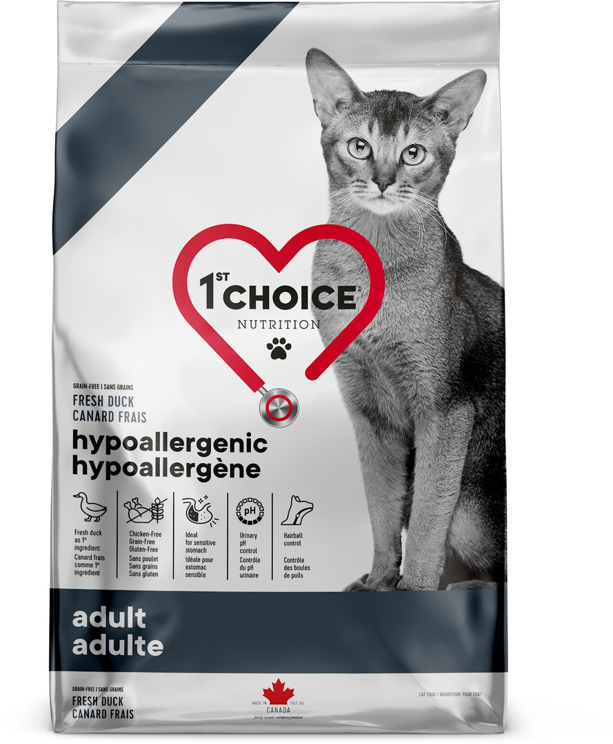 1st CHOICE Chat Hypoallergène Canard SG 1.8kg
