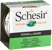 Schesir - Chat Adulte Thon et Algues en Gelée - Nourriture Humide pour Chats