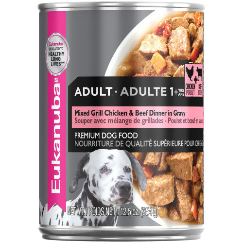 EUKANUBA Chien Poulet & Boeuf en Sauce 355g
