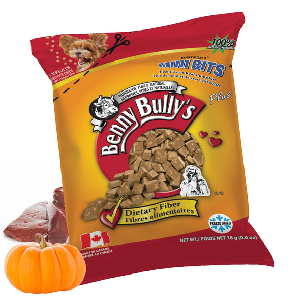 BENNY BULLY'S Gâteries Chien Mini Foie de Boeuf & Citrouille 18g