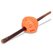 MESSY MUTTS Jouet Totally Pooched Stuff 'N Brush Balle Orange