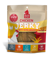 PLATO Gâteries Chien Jerky Poulet & Bouillon d'Os 198g