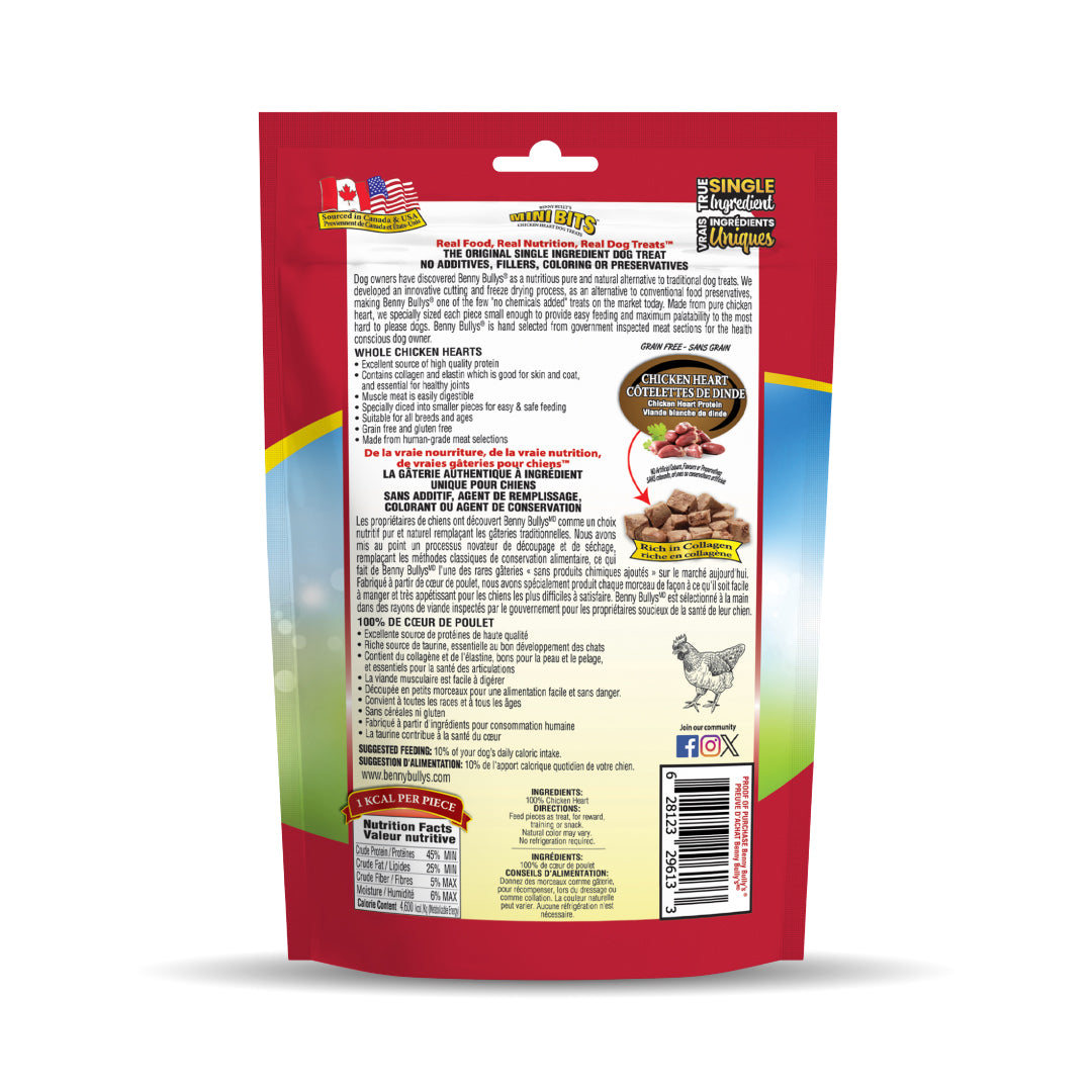 BENNY BULLY'S Gâteries Chien Mini Coeur de Poulet  38g