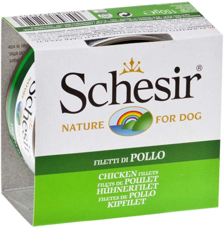 Schesir - Filets de Poulet en Gelée - Nourriture Humide pour Chiens