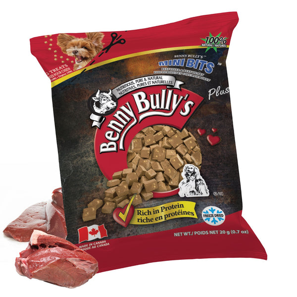 BENNY BULLY'S Gâteries Chien Mini Foie de Boeuf & Coeur 18g