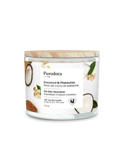 PURODORA Bougie Noix de Coco et Pistache 185g
