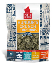 PLATO Hundur's Crunch Gâteries Chien Jerky Mini Peau de Morue 283.5g