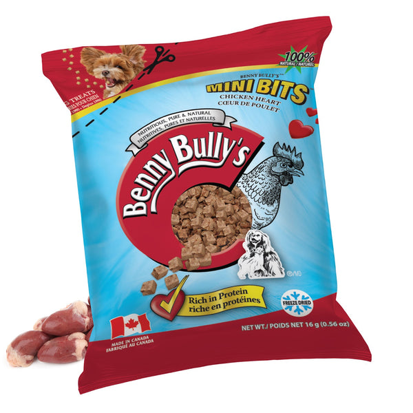 BENNY BULLY'S Gâteries Chien Mini Coeur de Poulet 16g