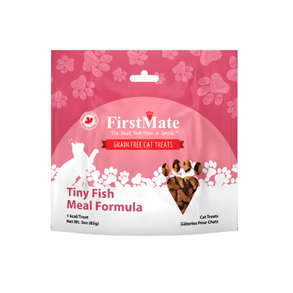 FIRSTMATE Gâteries Chat Mini Poisson & Bleuets 85g