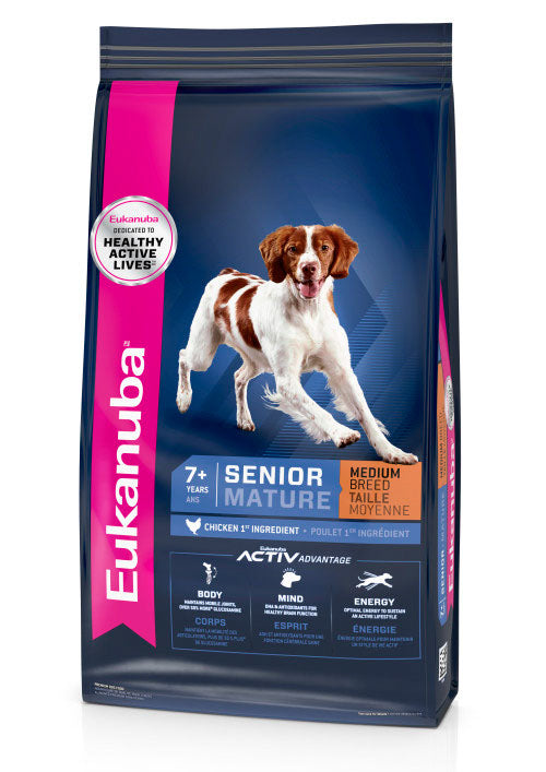 EUKANUBA Chien Sénior MR Poulet 13.6kg