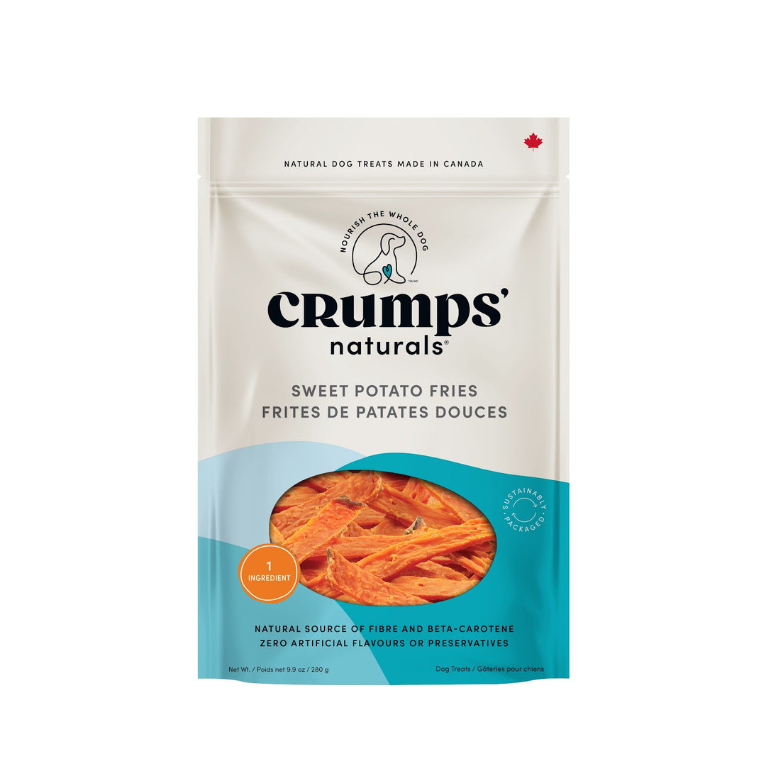 CRUMPS' NATURALS Gâteries Chien Frites Patate Douce 280g