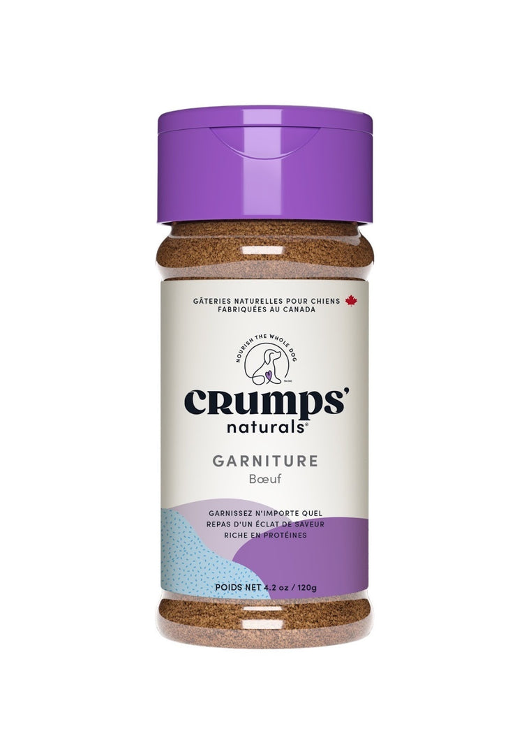CRUMPS' NATURALS Gâteries Chien Topper Saupoudré Foie de Boeuf 120g