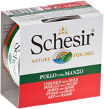 Voir l’image dans la galerie, Schesir - Chien Adulte Gelée de Filets de Poulet avec Boeuf - Nourriture Humide Sans Grains pour Chiens