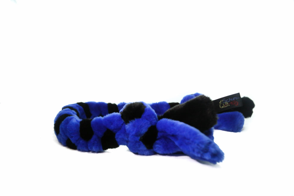 SCHUM-TUG Jouet Chien Moyen/Slim Bleu & Noir