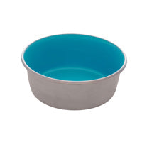 *DOGIT Bol Antidérapant Inox Bleu 19oz M