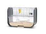 Voir l’image dans la galerie, SAVIC Cage Lugano pour Gerbiller Argent/Gris